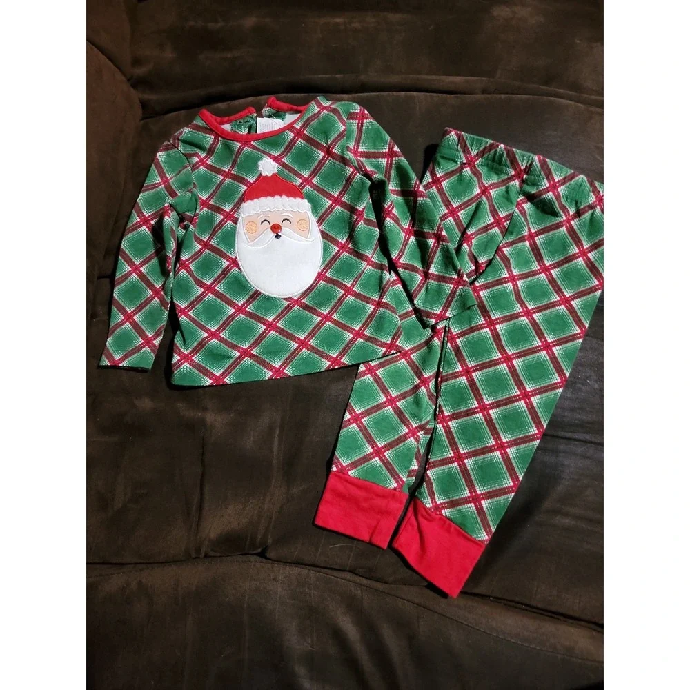 Ricrac and ruffles Christmas santa‎ outfit size 18 months